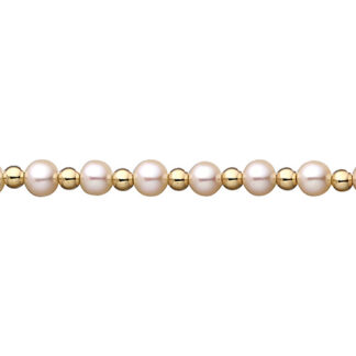 bracelet or 750 millièmes perles de culture
